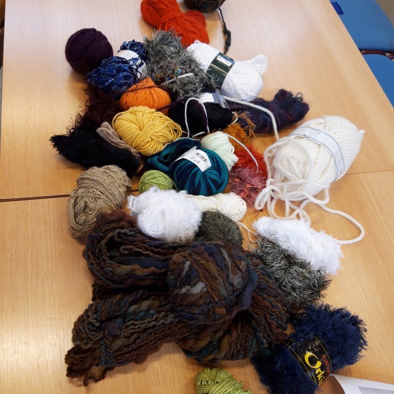 Afgangsgarn kemur að góðum notum