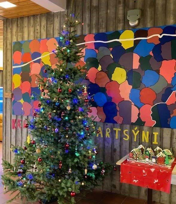 Jólafrí í Kirkjubæjarskóla