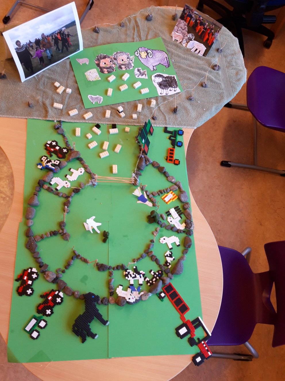 Þemavinna fyrir uppskeruhátíð