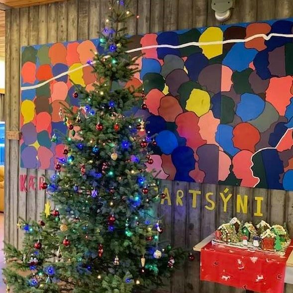 Jólafrí í Kirkjubæjarskóla