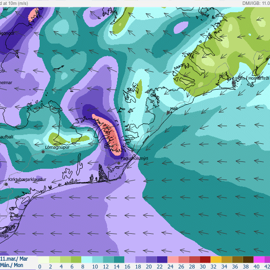 mynd: Veðurstofa Íslands