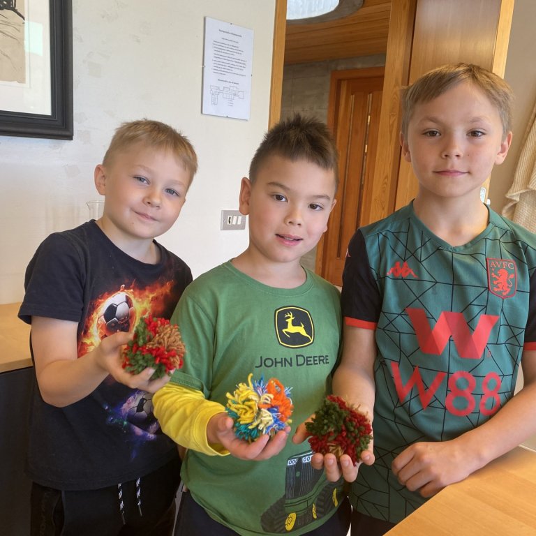 Dúskar í textílmennt