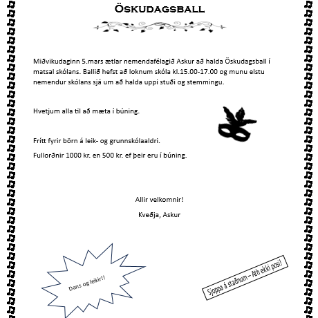 Öskudagur